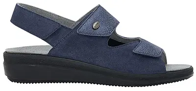 ANTONIA SANDAL PRINTED SUEDE+SUEDE W NAVY BLUE 40 ANTONIA SANDAL PRINTED SUEDE+SUEDE W NAVY BLUE 40