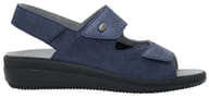 ANTONIA SANDAL PRINTED SUEDE+SUEDE W NAVY BLUE 41