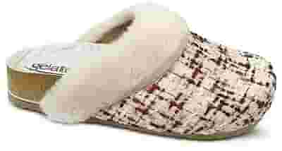 CALZATURA PLANTARE INDOSSABILE PUNTA CHIUSA WOODSTOCK SOFT FURRY LATTE 37/38