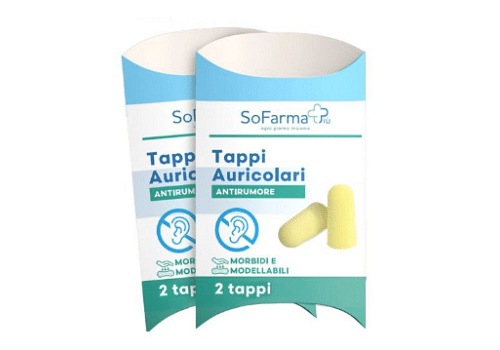 Tappi Auricolari Sofarmapiu' 2 Pezzi