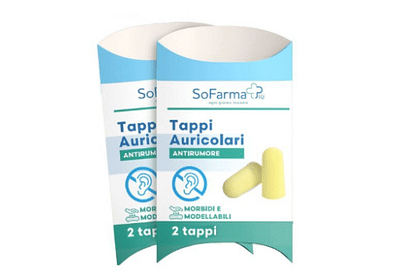 TAPPI AURICOLARI SOFARMAPIU' 2 PEZZI