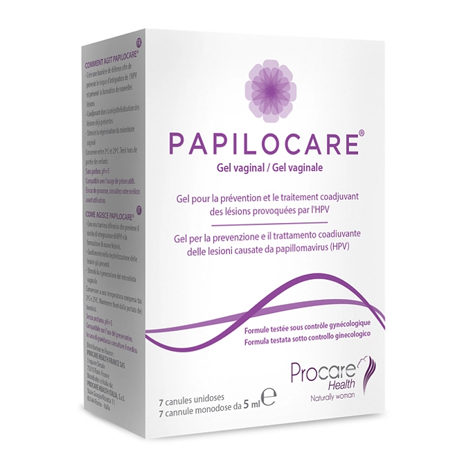 Papilocare Gel Vaginale 7 Cannule Monodose X 5 Ml