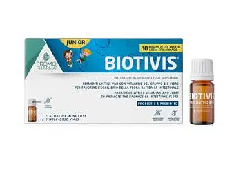 BIOTIVIS JUNIOR 10MLD 12 FLACONCINI DA 8 ML BIOTIVIS JUNIOR 10MLD 12 FLACONCINI DA 8 ML