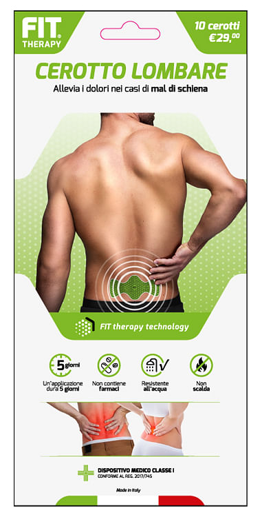 Fit Therapy Cerotto Lombare 10 Pezzi