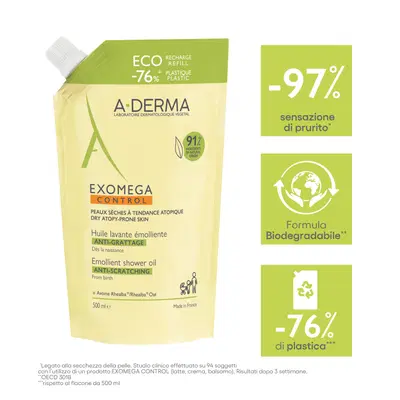 ADERMA EXOMEGA DUO IGIENE ECOPACK 1 RICARICA ADERMA EXOMEGA OLIO 500 ML + 1 ADERMA EXOMEGA CONTROL OLIO 500 ML ADERMA EXOMEGA DUO IGIENE ECOPACK 1 RICARICA ADERMA EXOMEGA OLIO 500 ML + 1 ADERMA EXOMEGA CONTROL OLIO 500 ML