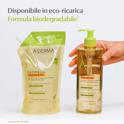 ADERMA EXOMEGA DUO IGIENE ECOPACK 1 RICARICA ADERMA EXOMEGA OLIO 500 ML + 1 ADERMA EXOMEGA CONTROL OLIO 500 ML ADERMA EXOMEGA DUO IGIENE ECOPACK 1 RICARICA ADERMA EXOMEGA OLIO 500 ML + 1 ADERMA EXOMEGA CONTROL OLIO 500 ML