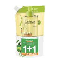 ADERMA EXOMEGA DUO IGIENE ECOPACK 1 RICARICA ADERMA EXOMEGA OLIO 500 ML + 1 ADERMA EXOMEGA CONTROL OLIO 500 ML