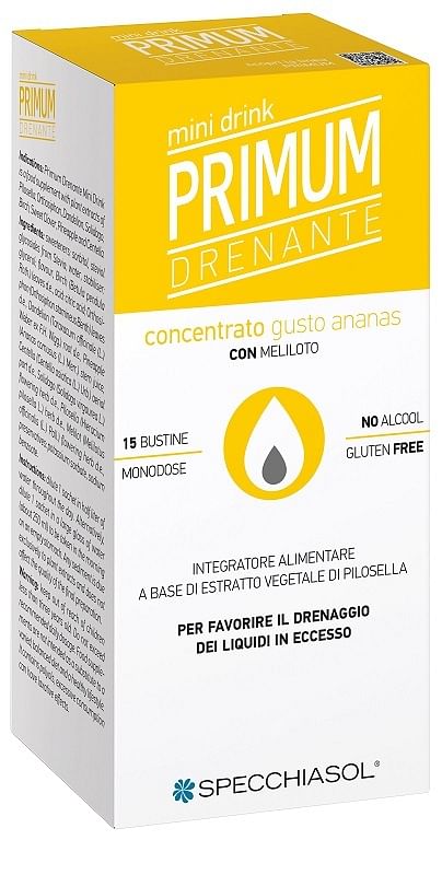 Primum Drenante Mini Drink Ananas 15 Bustine