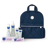MUSTELA ZAINO BORSA 2024 1 MUSTELA DETERGENTE DELICATO 200 ML + 1 PASTA CAMBIO 50 ML + 1 FLUIDO S/R 300 ML + 1 HYDRA BEBE' CREMA VISO 40 ML