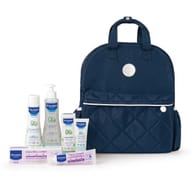 MUSTELA ZAINO BORSA 2024 1 MUSTELA DETERGENTE DELICATO 200 ML + 1 PASTA CAMBIO 50 ML + 1 FLUIDO S/R 300 ML + 1 HYDRA BEBE' CREMA VISO 40 ML