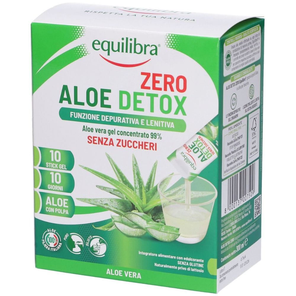 EQUILIBRA ALOE DETOX ZERO 10 STICK