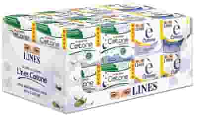 SRP LINES COTONE BY NATURA + E'COT CONTIENE LINES E'COTONE ALI 9+1PZ 6CONF+LINES E'COT NOTTE 9PZ 6CONF+LINES COT BY NAT URA ALI 10+2PZ 8CONF+LINES COT NOTTE 8+2PZ 8 CONFEZIONI