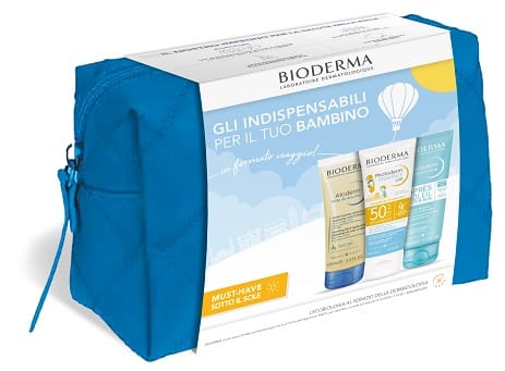 BIODERMA TRAVEL KIT SUMMER KIDS 1 ATODERM HUILE DE DOUCHE 100 ML + 1 PHOTODERM PEDIATRICA LAIT 100 ML + 1 PHOTODERM AFTERSUN 100 ML