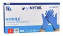 GUANTO IN NITRILE SENZA POLVERE ITALGLOVE ITALNYTRIL BLUE L 100 PEZZI