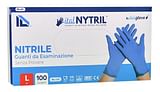 GUANTO IN NITRILE SENZA POLVERE ITALGLOVE ITALNYTRIL BLUE L 100 PEZZI