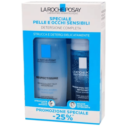 RESPECTIS + MOUSSE BIPACK SET 2024 1 MOUSSE MICELLARE 150 ML + 1 STRUCCANTE OCCHI 125 ML