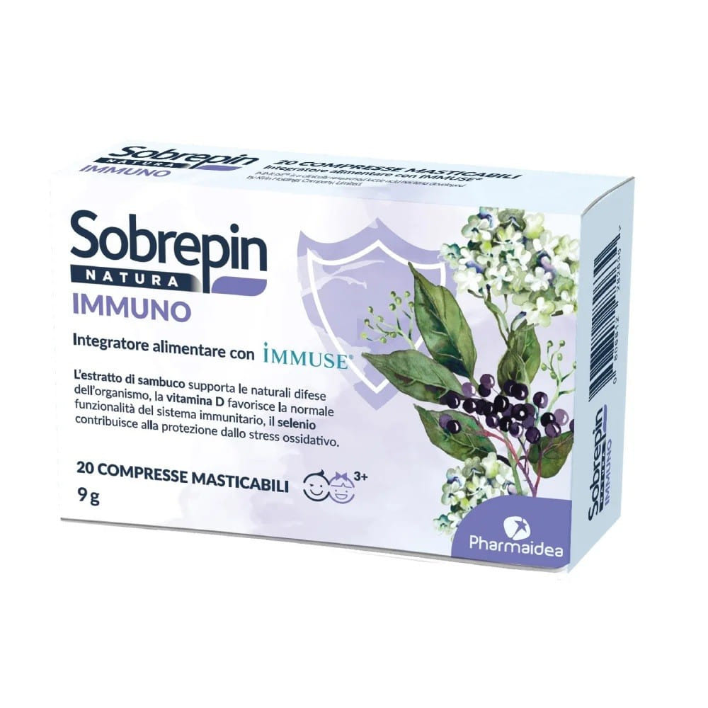 SOBREPIN NATURA IMMUNO 20 COMPRESSE MASTICABILI