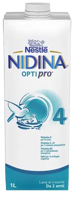 NESTLE' ITALIANA  NIDINA OPTIPRO 4 LIQUIDO 1 LITRO NESTLE' ITALIANA  NIDINA OPTIPRO 4 LIQUIDO 1 LITRO