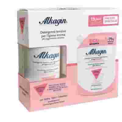 ALKAGIN DETERGENTE INTIMO PH7 LENITIVO 400 ML + RICARICA 400 ML