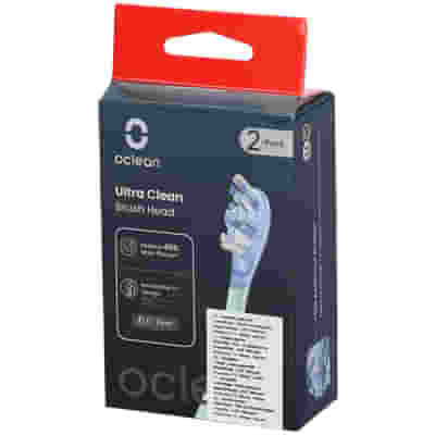 ULTRA CLEAN BRUSH HEAD GREEN 2 PEZZI