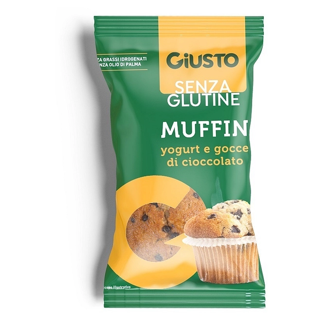 Giusto Senza Glutine Muffin Yogurt E Gocce Cioccolato 50 G