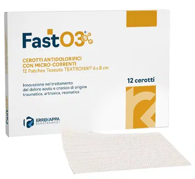 CEROTTI ANTIDOLORIFICI FASTO3 6X8CM 12 PEZZI CEROTTI ANTIDOLORIFICI FASTO3 6X8CM 12 PEZZI