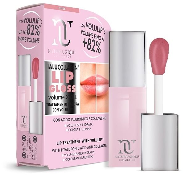 NATUR UNIQUE IALUCOLLAGEN LIP GLOSS VOLUME XXXL NUDE 8 ML