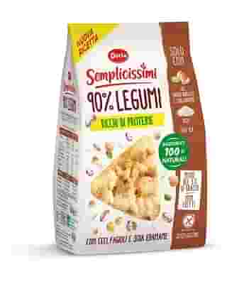 DORIA SEMPLICISSIMI SNACK 90% LEGUMI CECI, FAGIOLI E SOIA 60 G