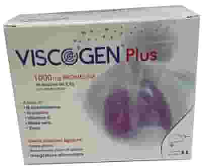 VISCOGEN PLUS 10 BUSTINE DA 3,5 G SENZA GLUTINE NATURALMENTE PRIVO DI LATTOSIO CON EDULCORANTE