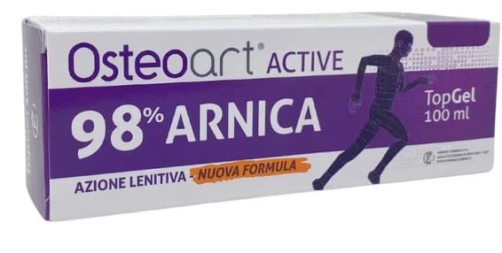 OSTEOART ACTIVE 98% ARNICA TOP GEL 100 ML AZIONE LENITIVA NUOVA FORMULA