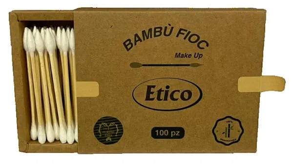 ETICO BAMBU' FIOC MAKE UP 100 PEZZI