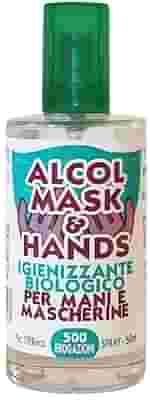 ALCOL MASK&HANDS IGIENIZZATE BIOLOGICO MANI E MASCHERINE 50 ML