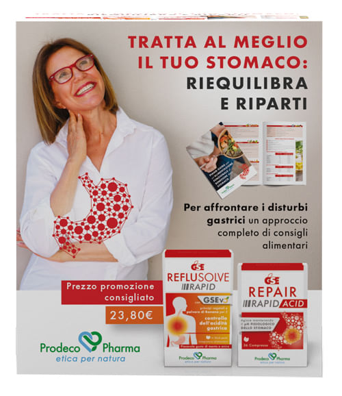 TRATTA AL MEGLIO IL TUO STOMACO KIT GSE REFLUSOLVE RAPID 14STICK + GSE REPAIR ACID 36CPS