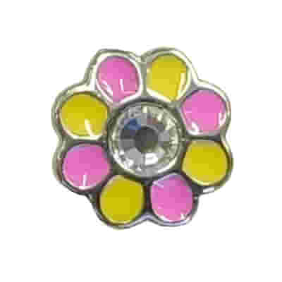 INK1226C FORALOBI KID CRYSTAL FLOWER STAINLESS STEEL