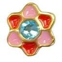 INK1230C FORALOBI FLOWER AQUA STAINLESS STEEL