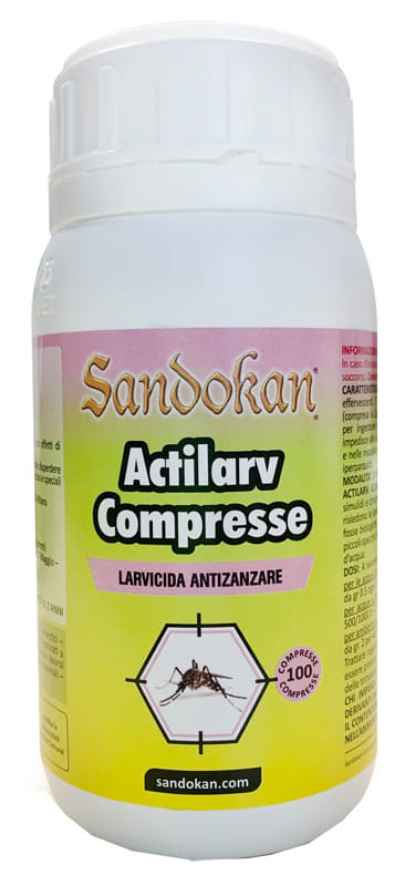 SANDOKAN LARV ACTILARV 100 COMPRESSE