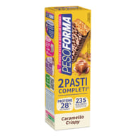 PESOFORMA BARRETTE CARAMELLO CRISPY 2 PASTI 2 PEZZI DA 58 G