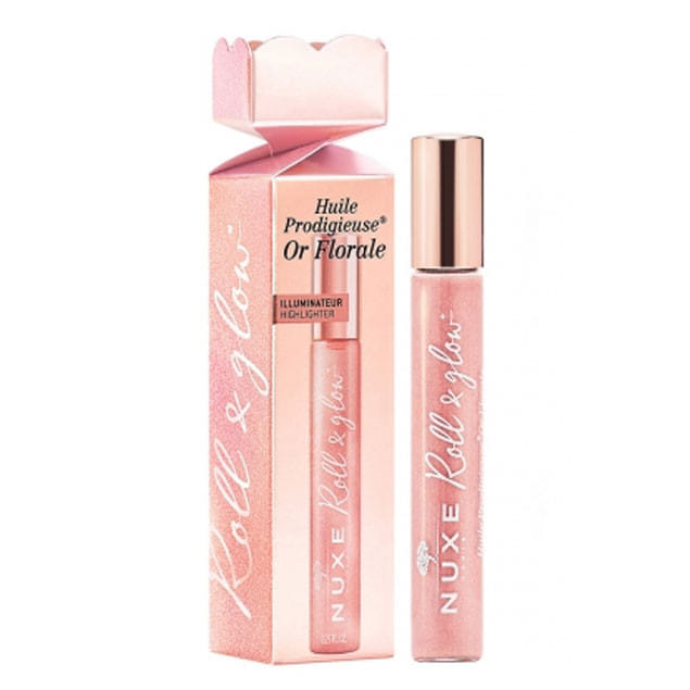 NUXE CRACKER HUILE PRODIGIEUSE OR FLORALE ROLL&GLOW 8 ML