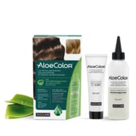 ALOECOLOR 8,0 BIONDO CHIARO TINTA PERMANENTE CAPELLI COLORE AD ALTA PIGMENTAZIONE 50 ML + RIVELATORE ALOEOSSIGENATA 75 ML + SHAMPOO ALOECARE 15 ML + GUANTI