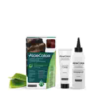ALOECOLOR 5,66 CASTANO CHIARO ROSSO INTENSO TINTA PERMANENTE CAPELLI COLORE AD ALTA PIGMENTAZIONE 50 ML + RIVELATORE ALOEOSSIGENATA 75 ML + SHAMPOO ALOECARE 15 ML + GUANTI