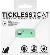 TICKLESS MINI CAT DISPOSITIVO ANTI PULCI E ANTI ZECCHE AD ULTRASUONI PER ANIMALI CON PRESA RICARICA USB COLORE MENTHA GREEN