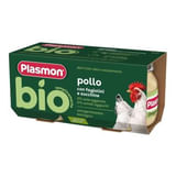 PLASMON BIO OMOGENEIZZATO POLLO CON FAGIOLINI E ZUCCHINE 2 PEZZI