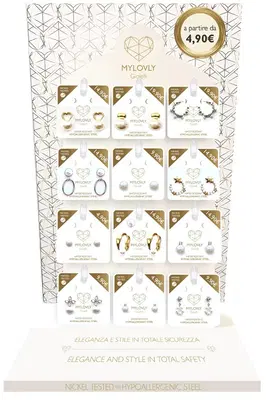 MYLOVLY GIOIELLI ORECCHINI BOTTONE ONE ARGENTO MYLOVLY GIOIELLI ORECCHINI BOTTONE ONE ARGENTO