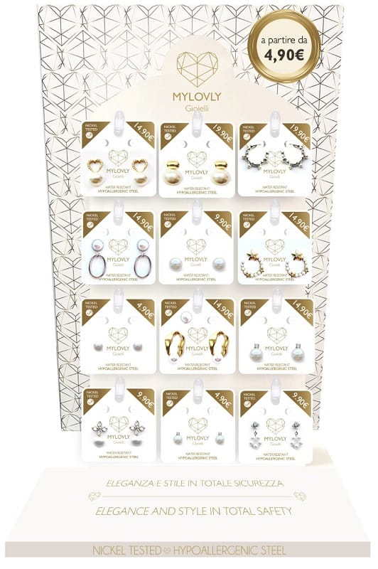 MYLOVLY GIOIELLI ORECCHINI CERCHIETTO ARGENTO