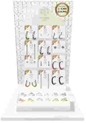 MYLOVLY GIOIELLI CERCHIETTO ORECCHINO BAGUETTE BIANCO