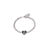 MYLOVLY GIOIELLI ABC BRACCIALE CATENA LETTERA A ARGENTO