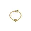MYLOVLY GIOIELLI ABC BRACCIALE CATENA LETTERA F ORO