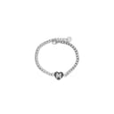 MYLOVLY GIOIELLI ABC BRACCIALE CATENA LETTERA M ARGENTO