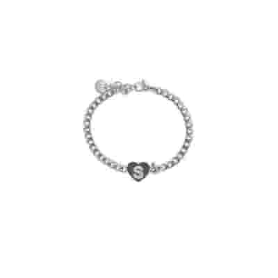 MYLOVLY GIOIELLI ABC BRACCIALE CATENA LETTERA S ARGENTO
