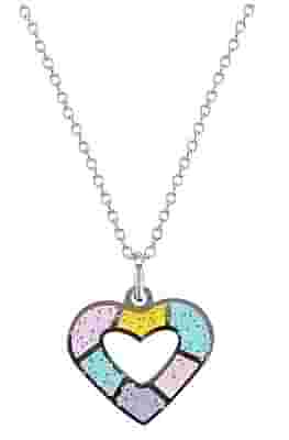 MYLOVLY GIOIELLI LUVI COLLANA CUORE BUCATO